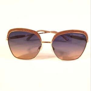 Judith Leiber Rose Gold Women's Sunglasses
